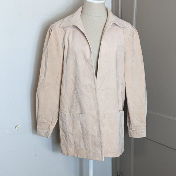 Vintage  Western Suede Blazer Roth Le Cover Ultra Fabric Jacket Boho - Picture 4 of 11